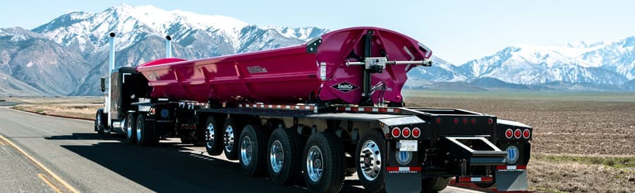 Western Truck & Trailer yard with commercial trailer inventory