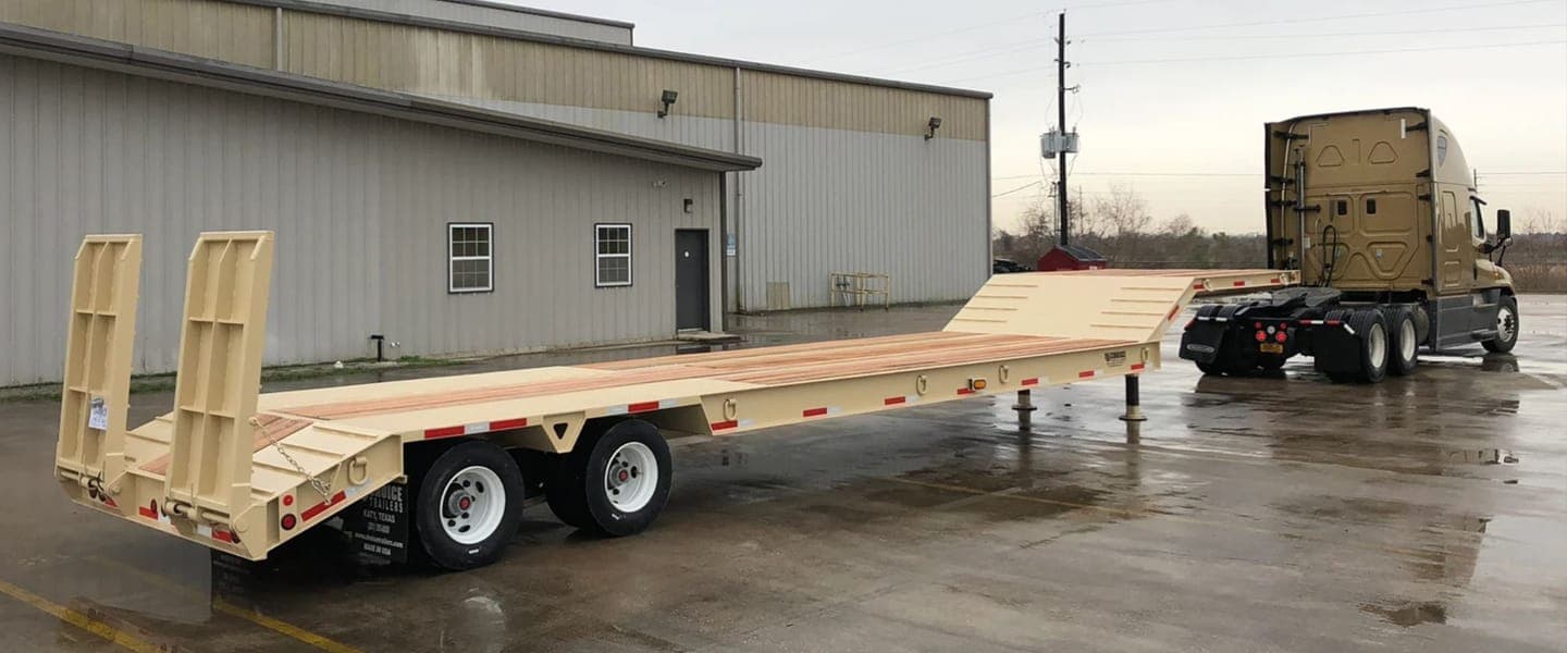 Choice custom drop deck trailer