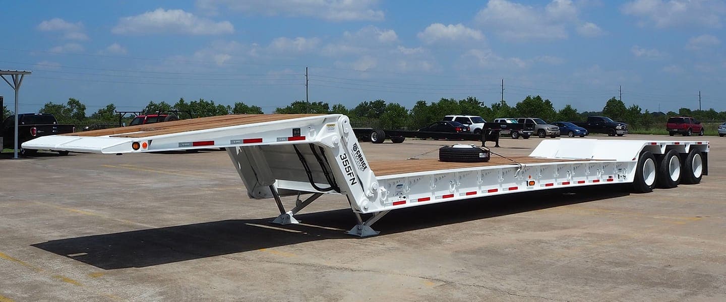 Choice hydraulic folding gooseneck trailer