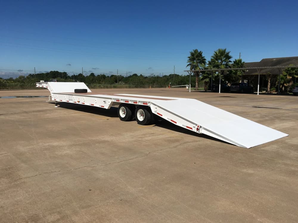 Choice hydraulic tail trailer loading