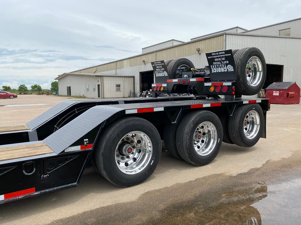 Choice axle equipment on the yard