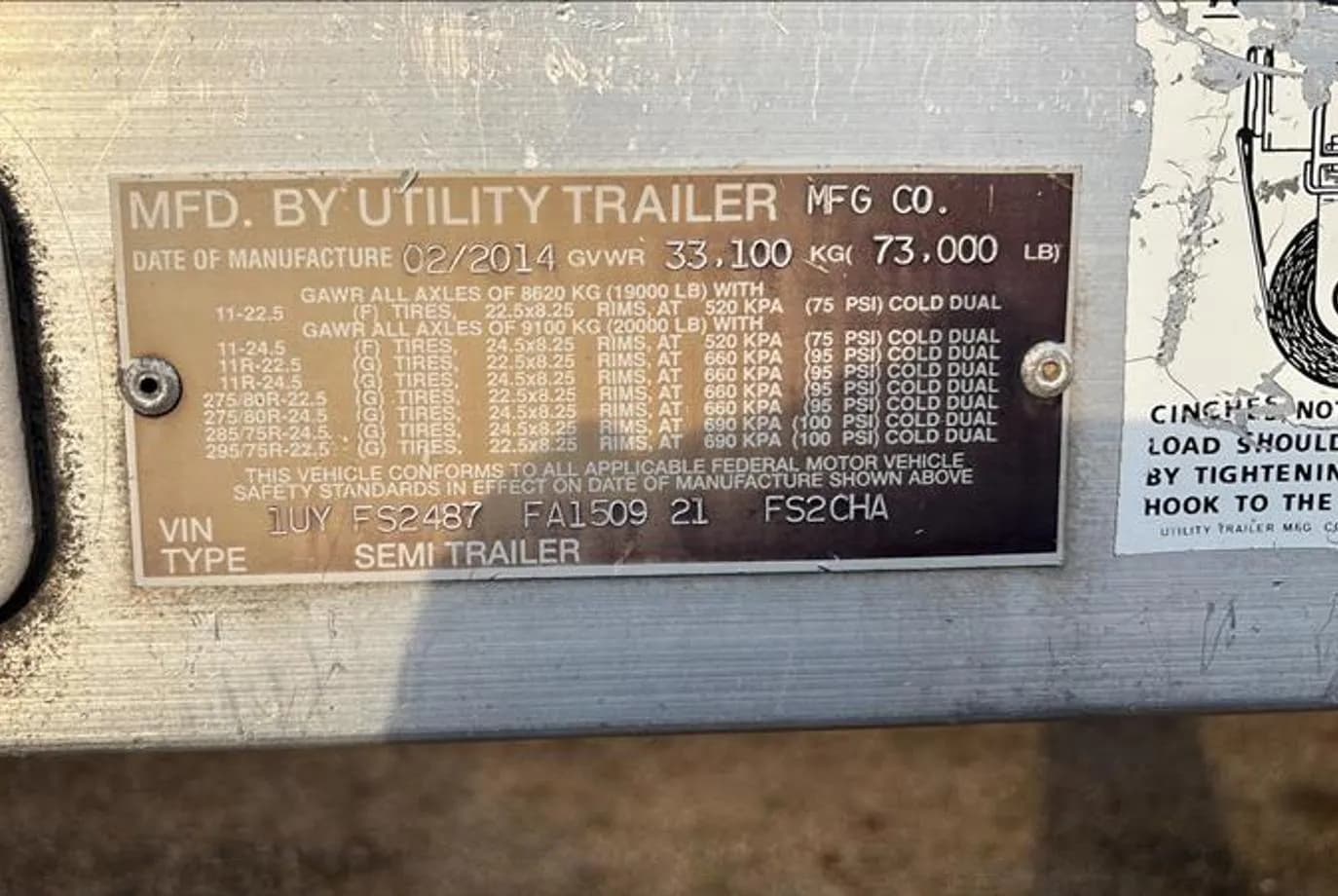 2015 Utility FLATBED 48' Flatbed thumbnail 7