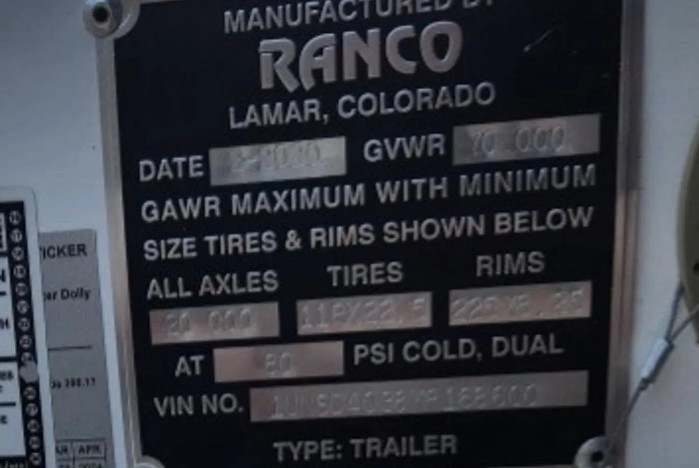 2021 Ranco LW21-40-3 Bottom Dump thumbnail 2