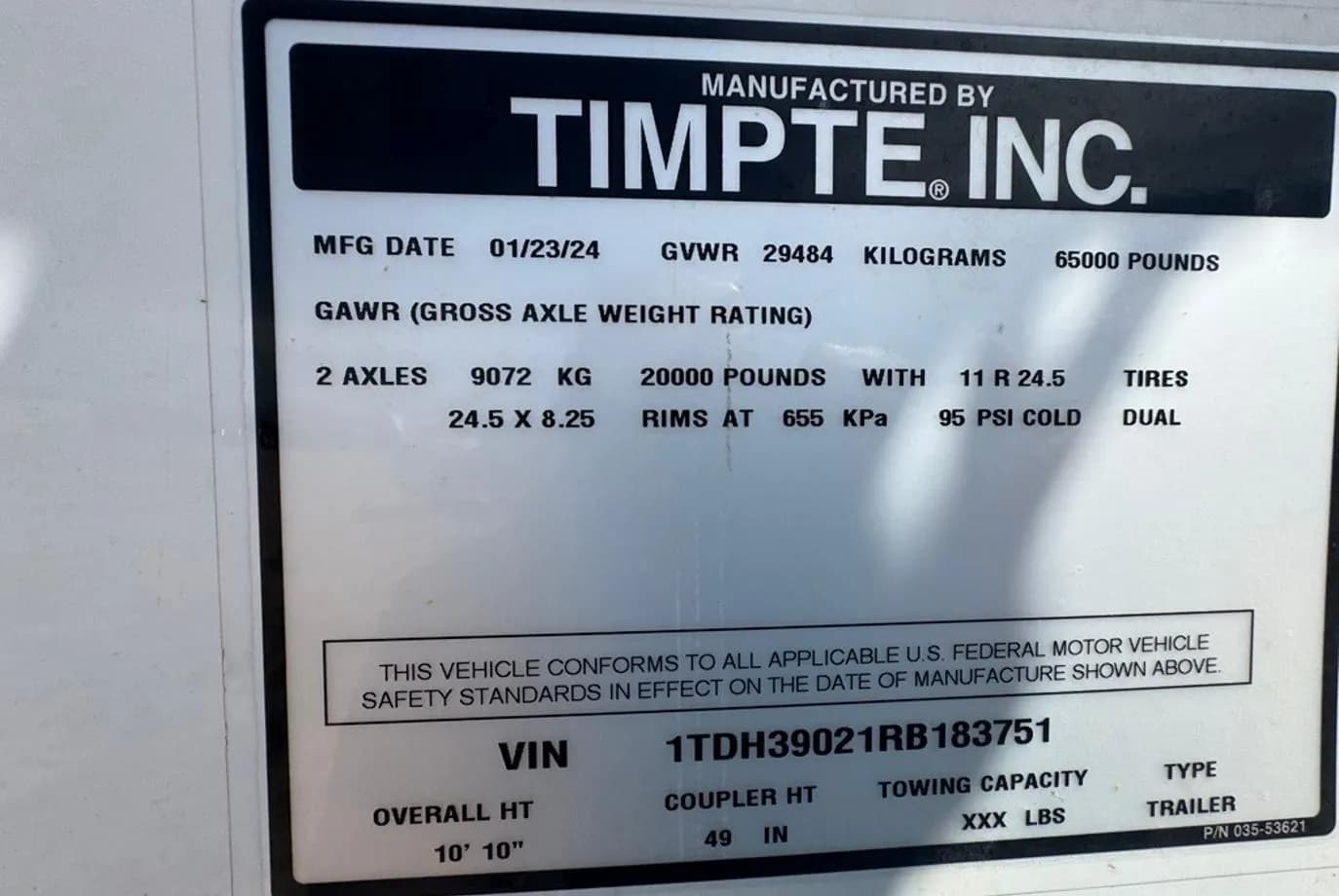 2024 Timpte Rough Neck Hopper Bottom thumbnail 2