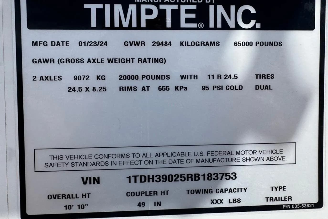 2024 Timpte Rough Neck Hopper Bottom thumbnail 2