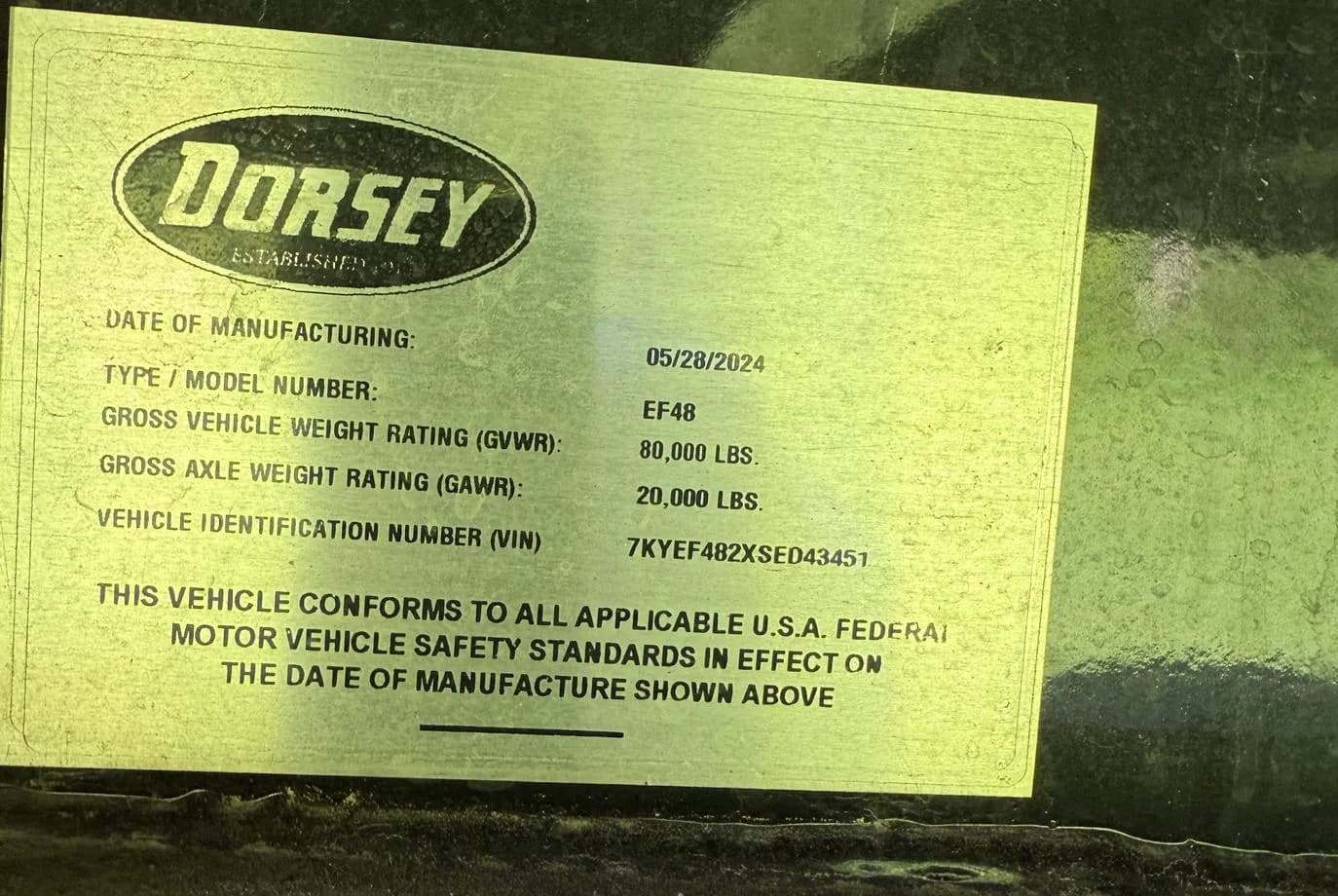 2025 Dorsey Dorsey stretch combo 48' Flatbed thumbnail 5