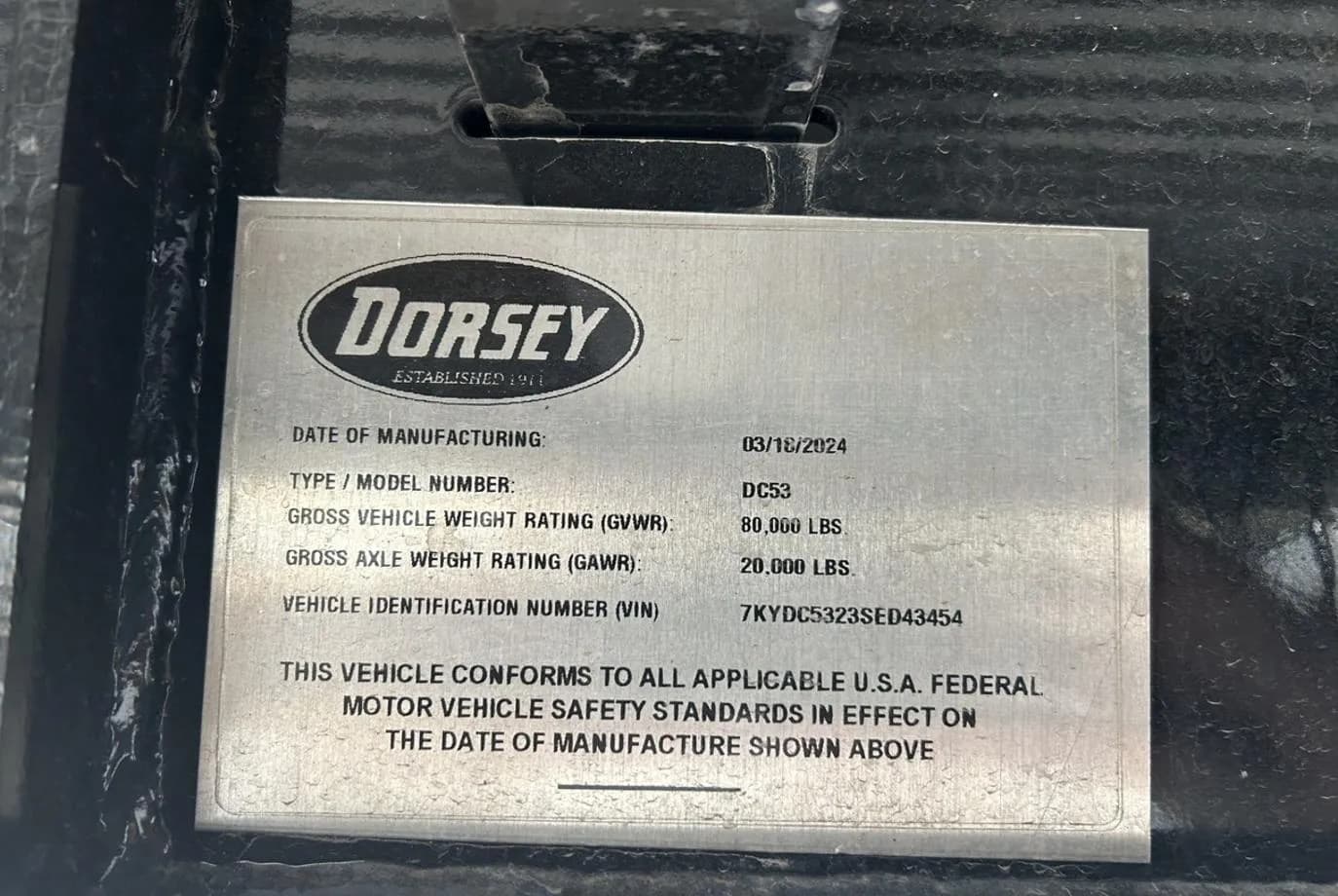 2025 Dorsey Stepdeck 53' Step Deck thumbnail 4