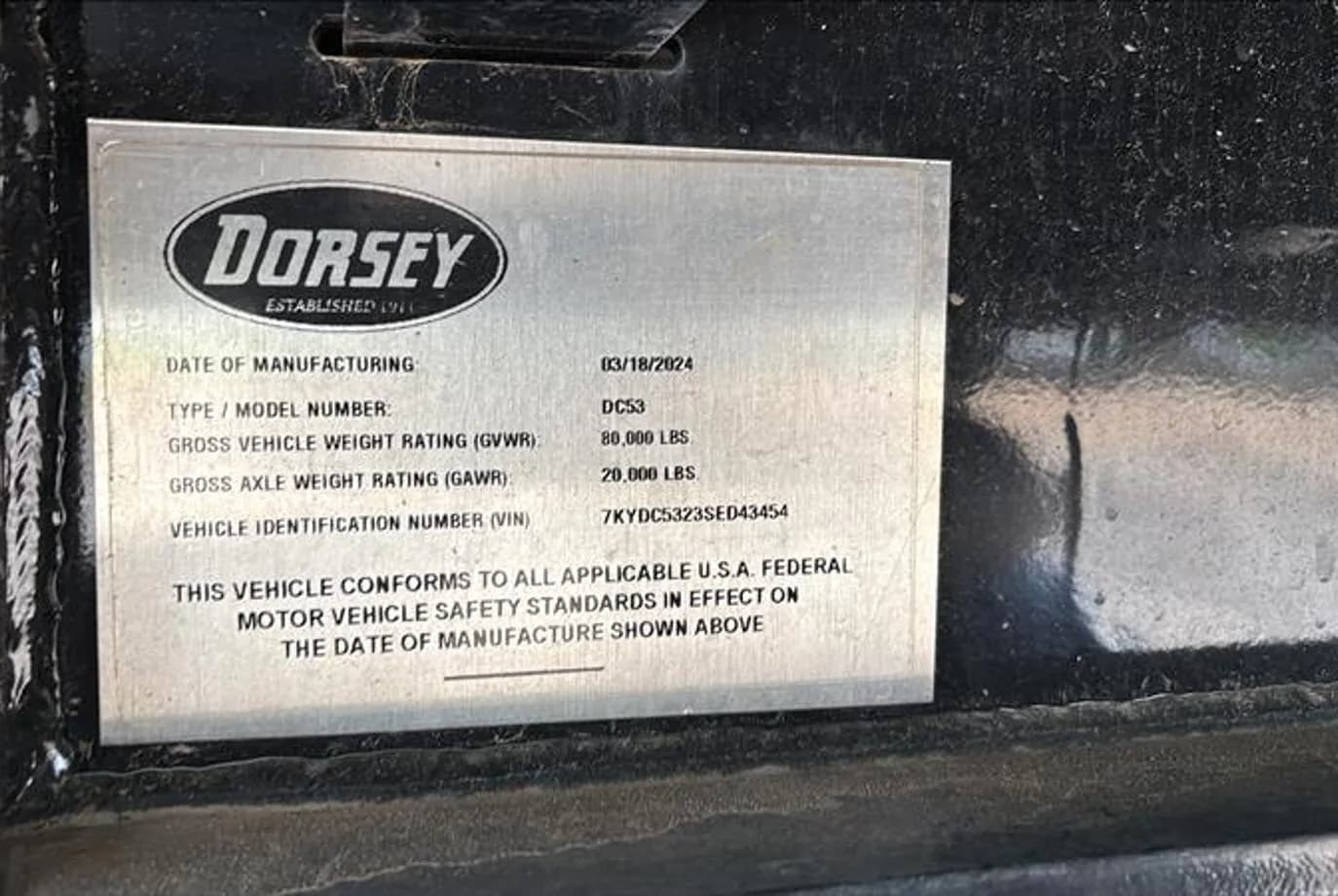 2025 Dorsey Stepdeck 53'. Dorsey Step Deck thumbnail 8
