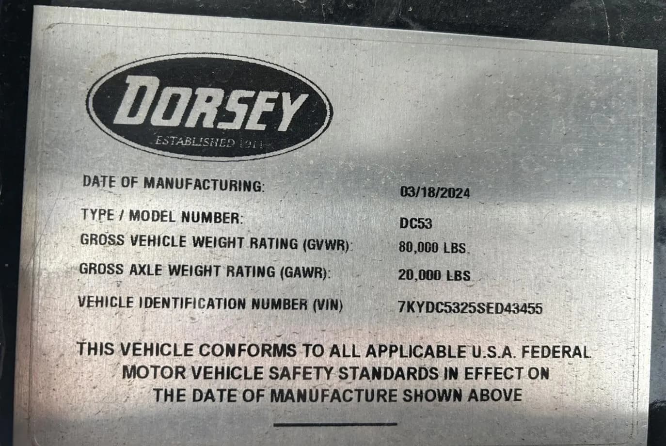 2025 Dorsey Stepdeck 53' Step Deck thumbnail 14