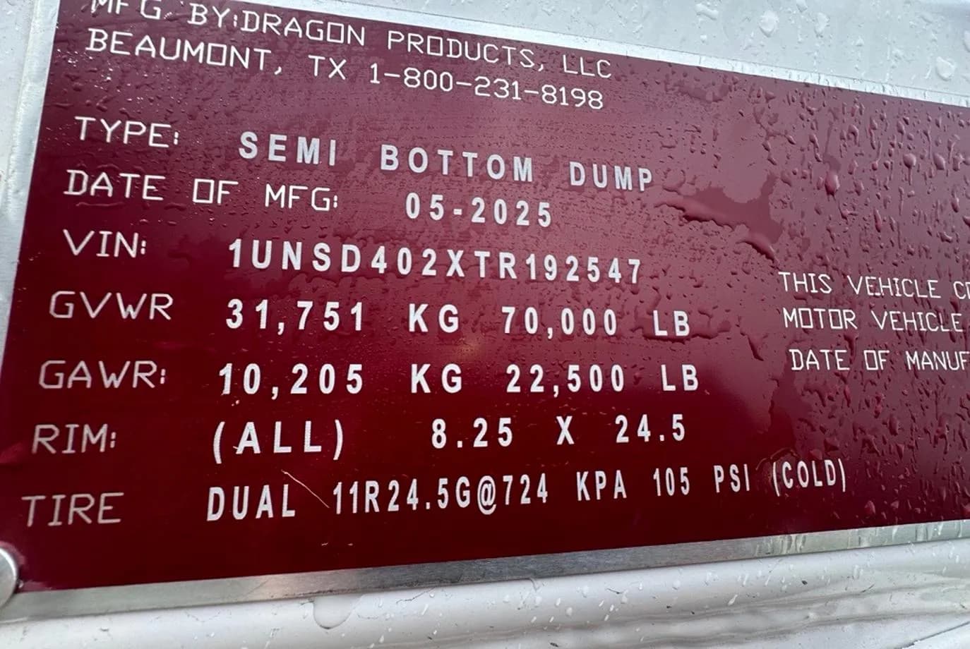 2026 Ranco LW21-40SG Bottom Dump thumbnail 2