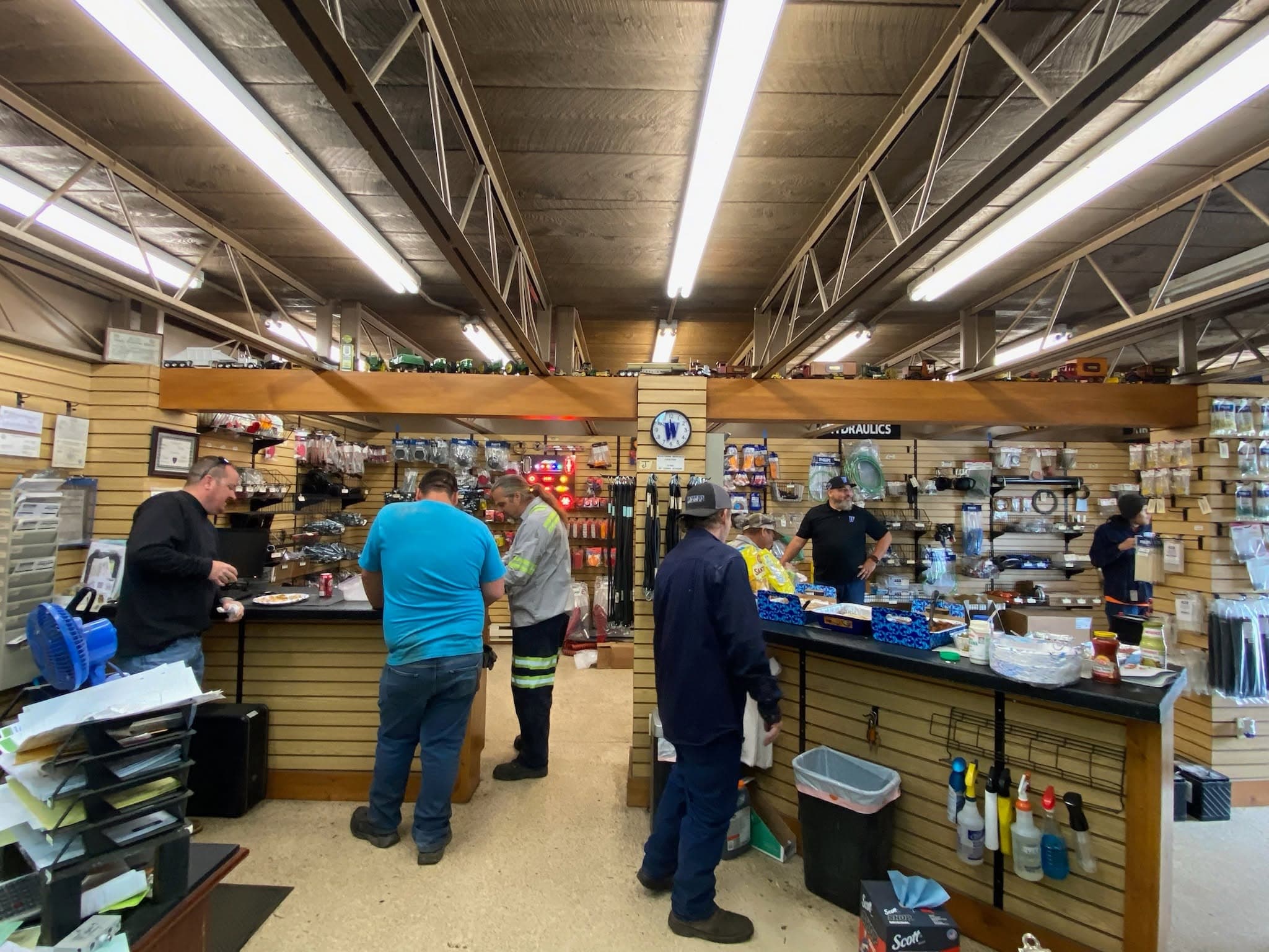 Western Truck & Trailer parts counter at the Salt Lake City headquarters