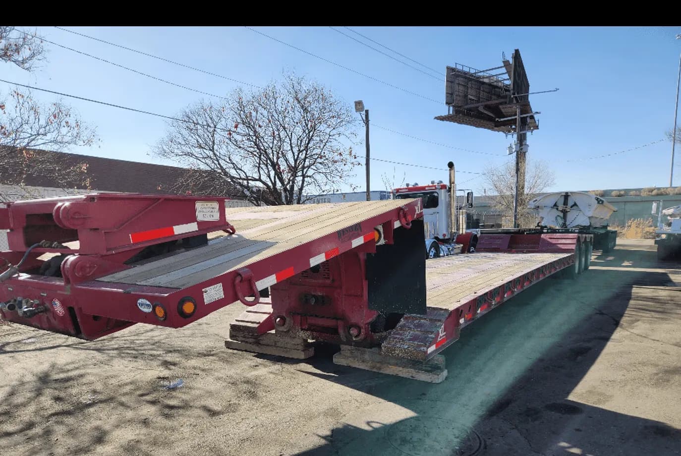 2022 XL Specialized lowboy from the Western Truck & Trailer rental fleet