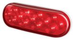 6" OVAL RED 14 LED